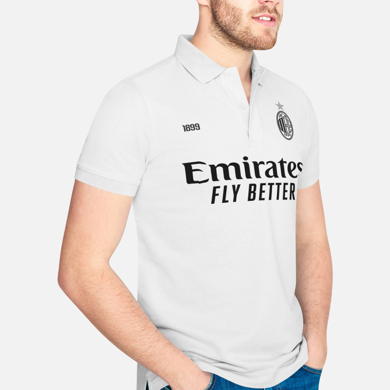 Tricou Prezentare - AC Milan - Alb,Tricouri Polo