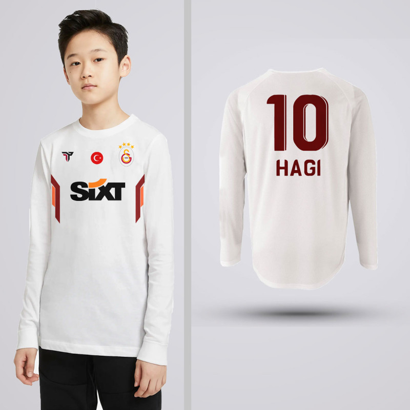 Bluza Copii Hagi - Galatasaray - Alb
