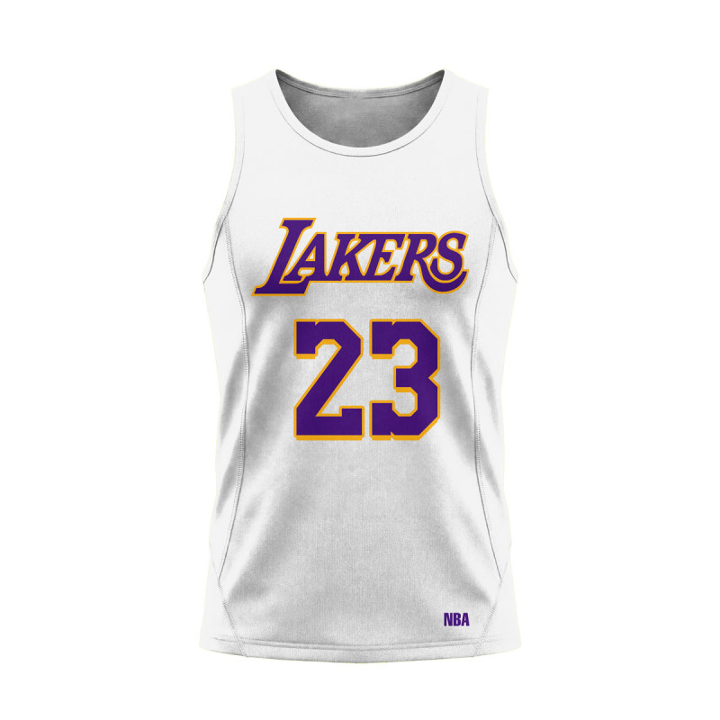 Maiou Copii LeBron James - Lakers - Alb,Tricouri Baschet