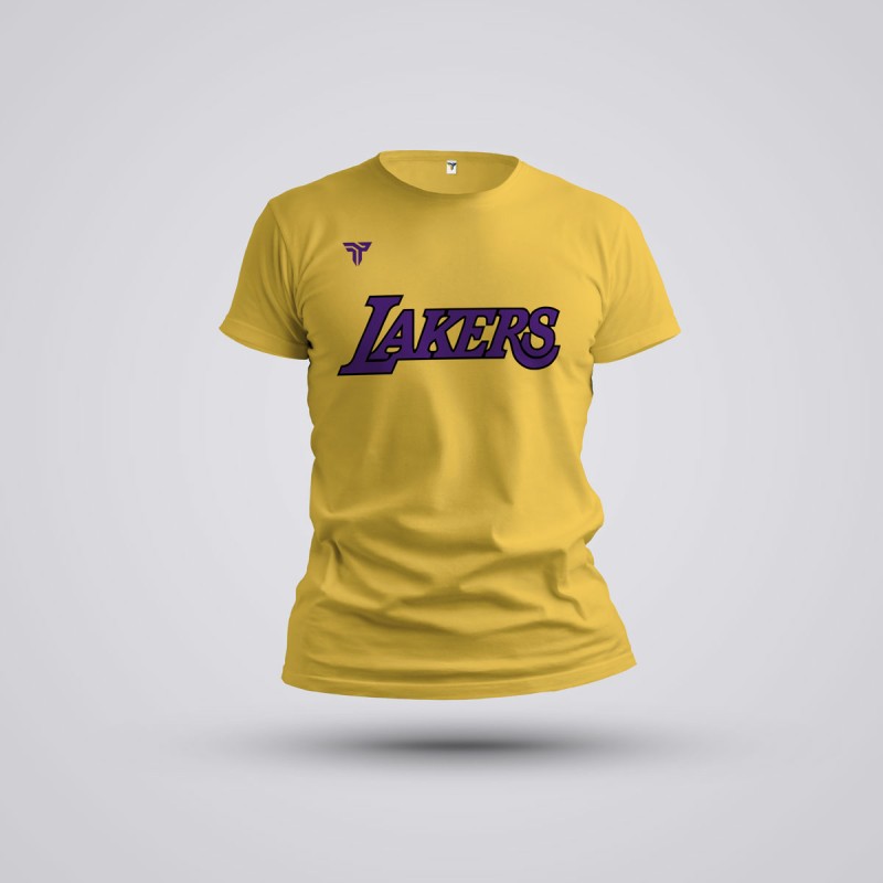 Tricou Copii - Lakers V2 - Galben