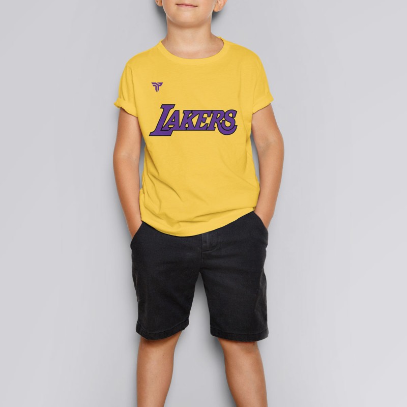 Tricou Copii - Lakers V2 - Galben