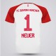 Tricou Copii Neuer - FC Bayern Munich - Alb,Tricouri Fotbal