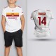 Tricou Copii Donyell Malen - AS Roma - Alb,Tricouri Fotbal
