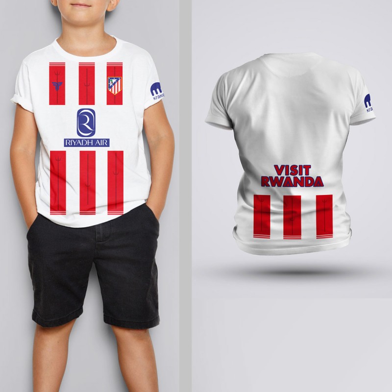 Tricou Copii - Atletico Madrid - Alb