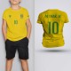 Tricou Copii Neymar Jr - Brazilia - Galben
