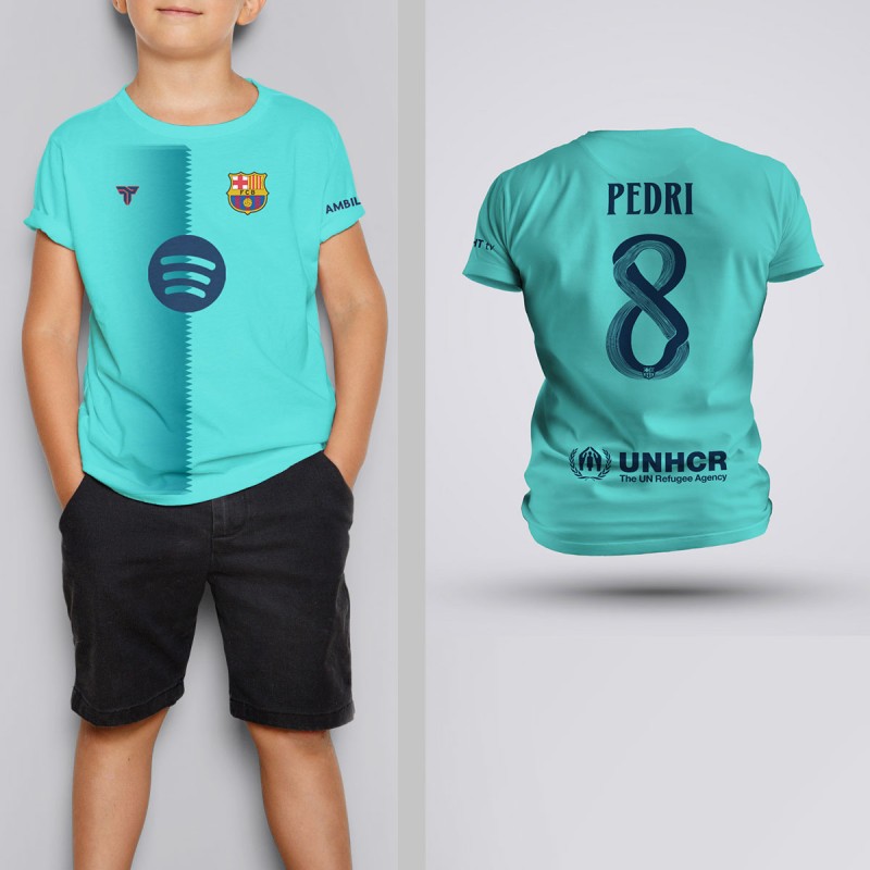 Tricou Copii Pedri - Barcelona - Vernil,Tricouri Fotbal
