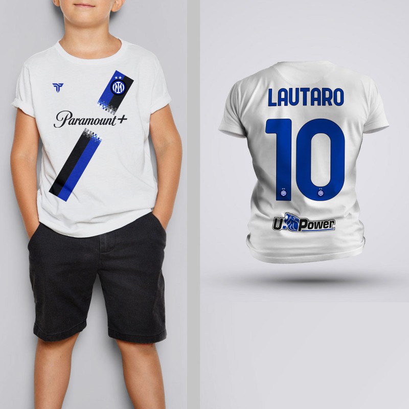 Tricou Copii Martinez - Inter Milan - Alb Tricou Copii Martinez - Inter Milan - Alb
