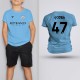 Tricou Copii Foden - Manchester City - Albastru,Tricouri Fotbal