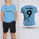Tricou Copii Haaland - Manchester City - Albastru Tricou Copii Haaland - Manchester City - Albastru