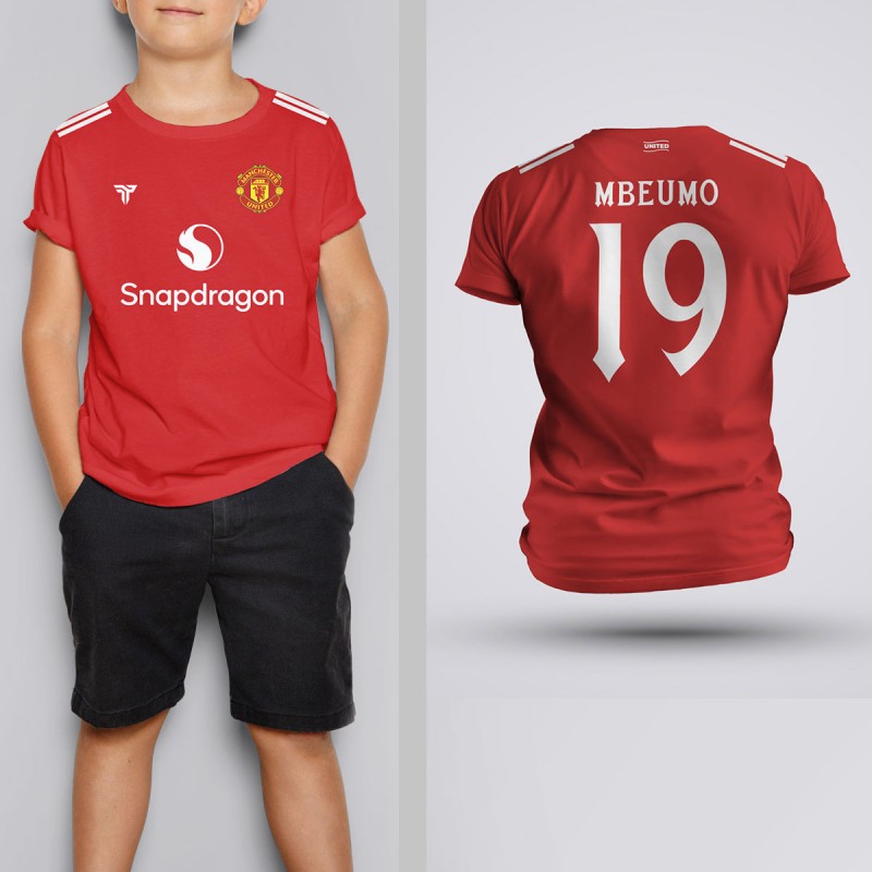 Tricou Copii Mbeumo - Manchester United - Rosu,Tricouri Fotbal