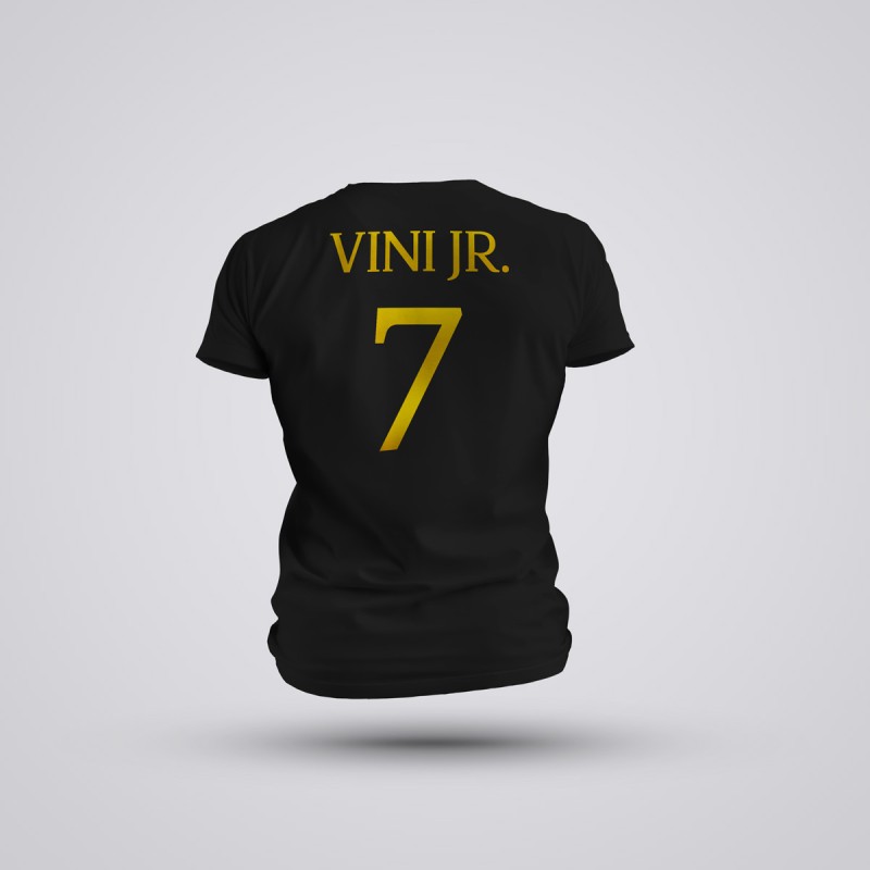 Tricou Copii Vinicius Jr. - Real Madrid - Negru