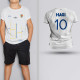 Tricou Copii Hagi - Romania - Alb,Tricouri Fotbal