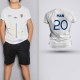 Tricou Copii Dennis Man - Romania - Alb,Tricouri Fotbal