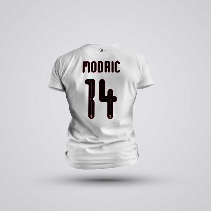 Tricou Modric - AC Milan - Alb