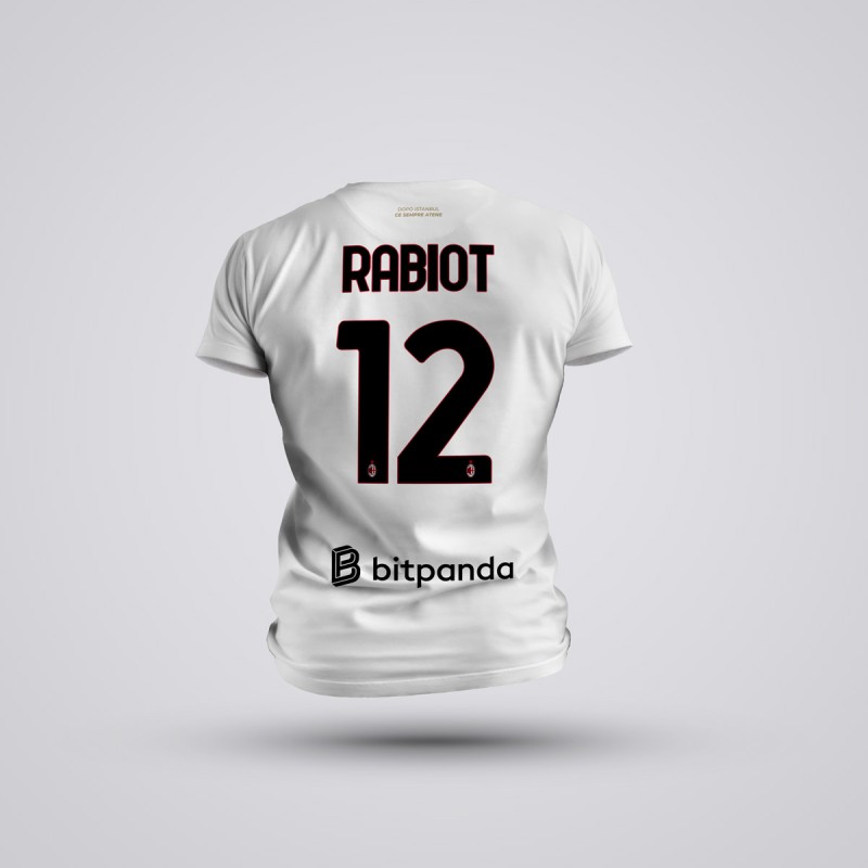 Tricou Rabiot - AC Milan - Alb,Tricouri Fotbal