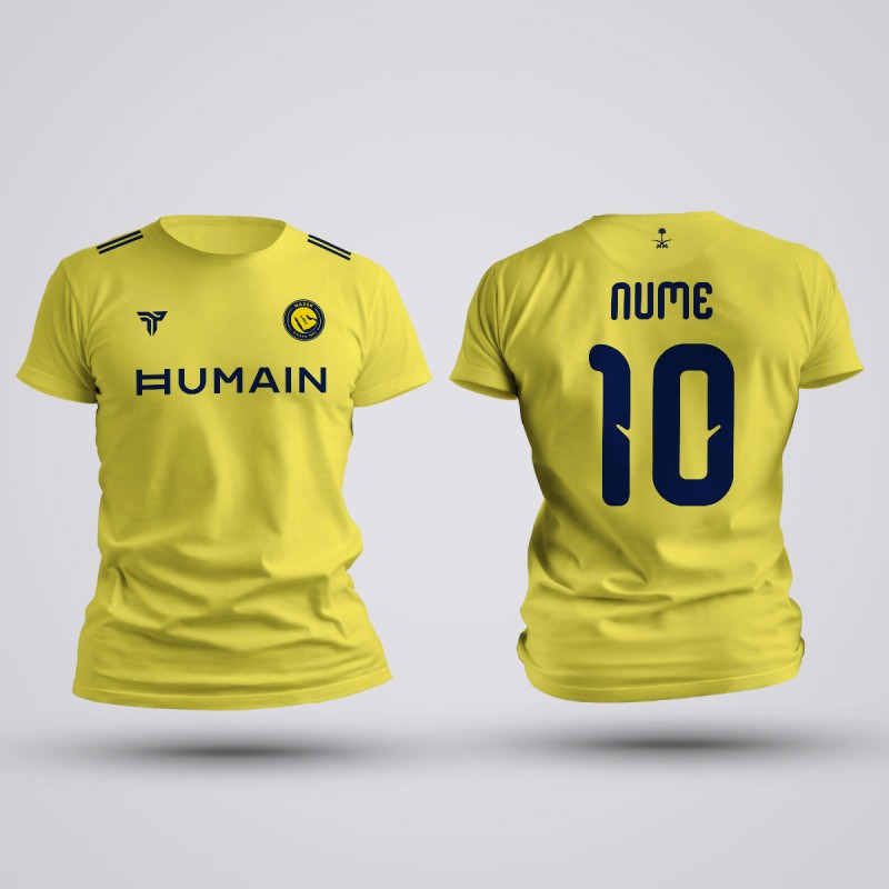 Tricou Personalizat - Al-Nassr FC - Galben,Tricouri Fotbal