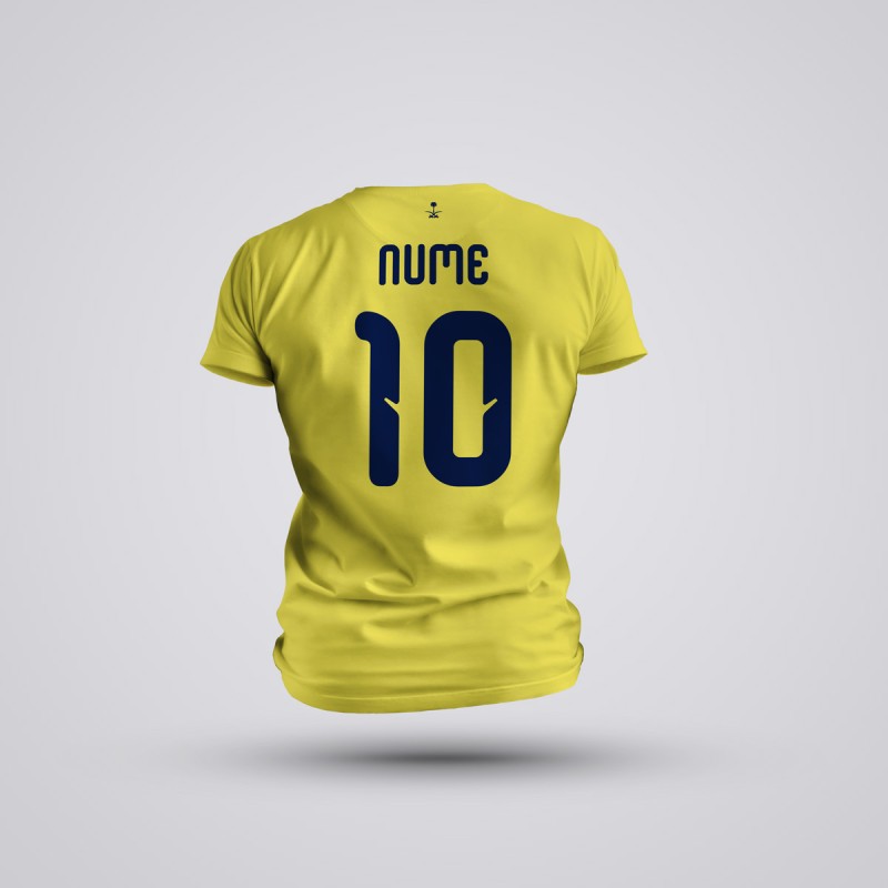 Tricou Personalizat - Al-Nassr FC - Galben,Tricouri Fotbal