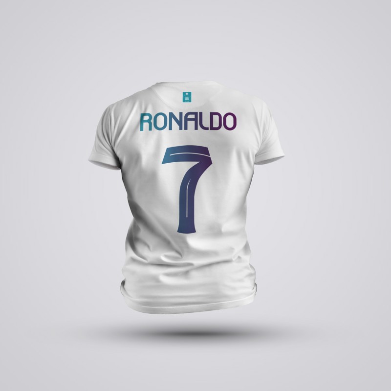 Tricou Copii Ronaldo - Al-Nassr FC V2 - Alb