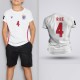 Tricou Copii Rice - Anglia - Alb,Tricouri Fotbal