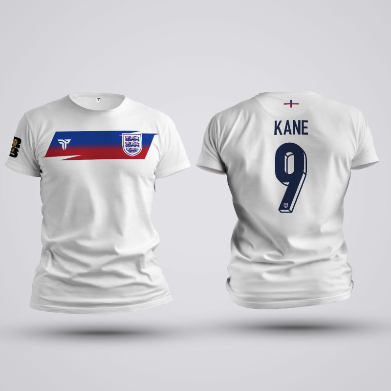 Tricou Kane - Anglia - Alb,Tricouri Fotbal