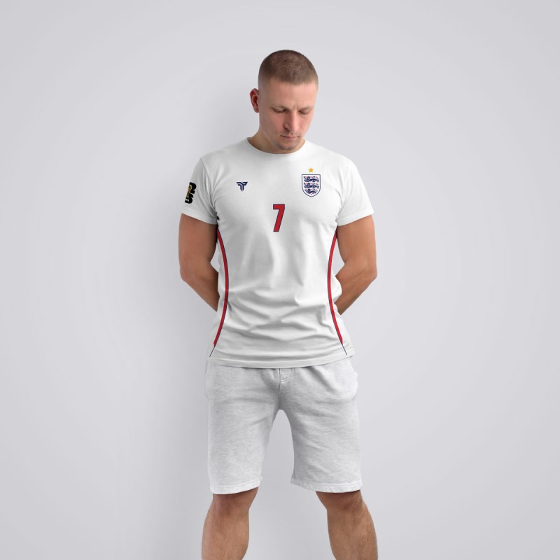 Tricou Saka - Anglia - Alb,Tricouri Fotbal