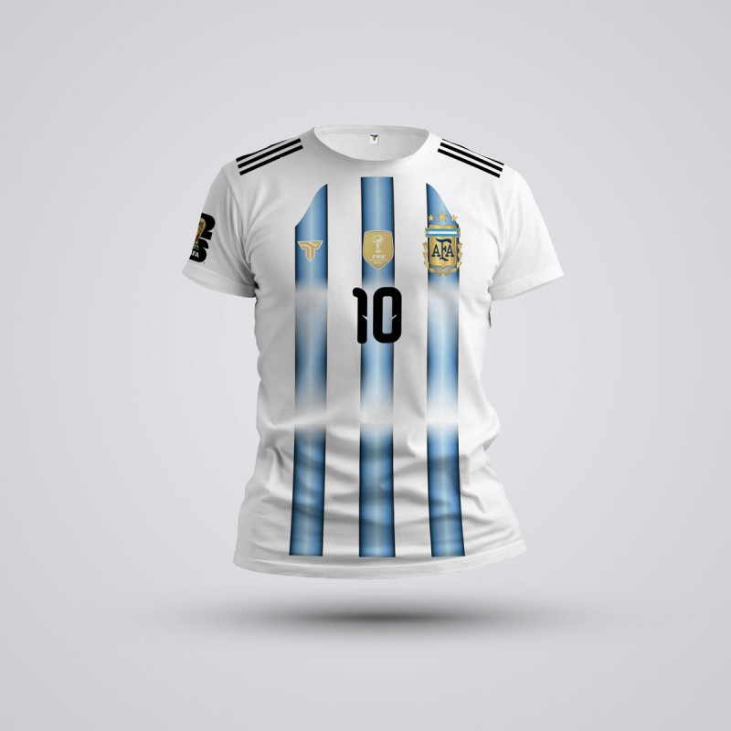 Tricou Messi - Argentina - Alb,Tricouri Fotbal