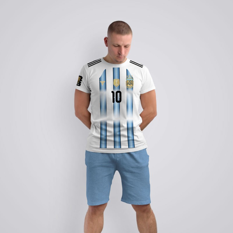 Tricou Messi - Argentina - Alb,Tricouri Fotbal