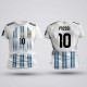 Tricou Messi - Argentina - Alb,Tricouri Fotbal