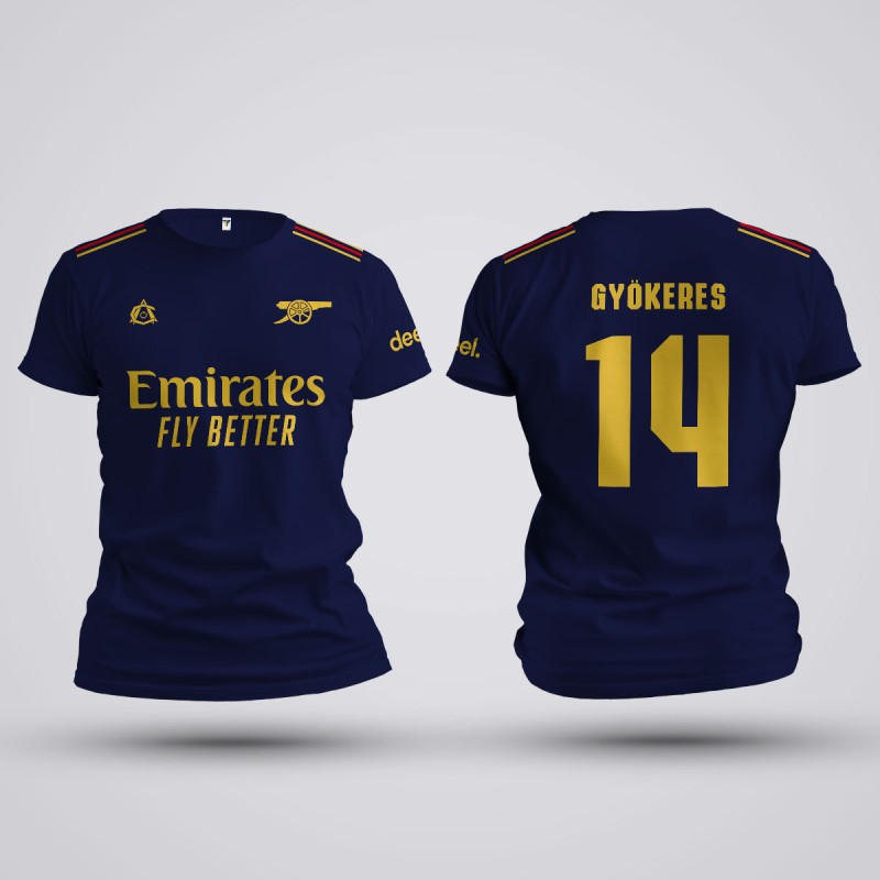 Tricou Gyokeres - Arsenal FC - Bleumarin