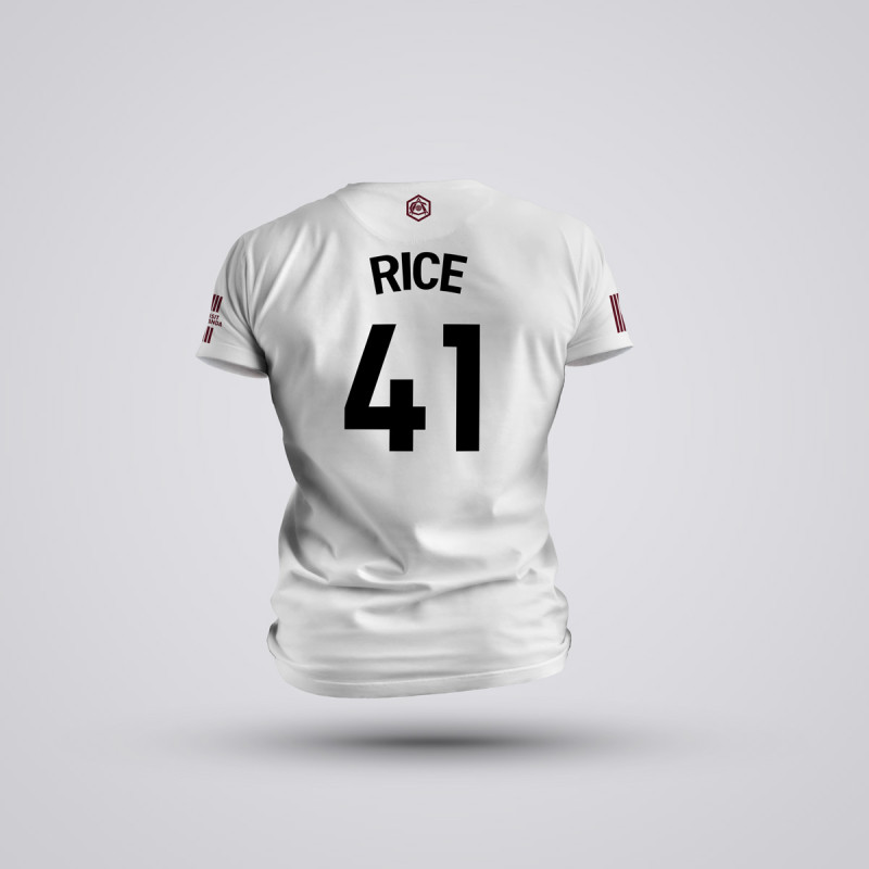 Tricou Copii Rice - Arsenal FC - Alb,Tricouri Fotbal