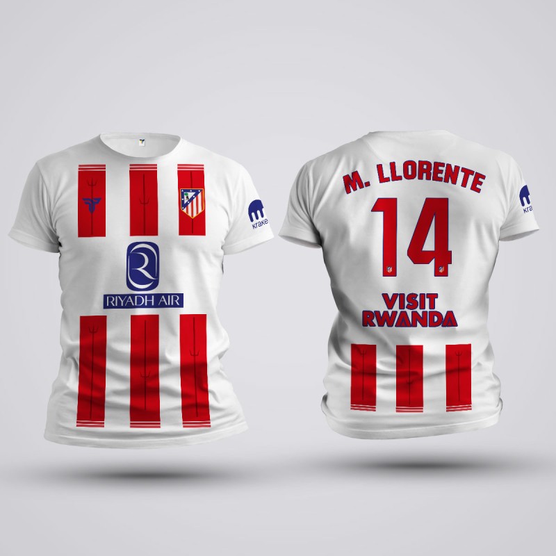Tricou Llorente - Atletico Madrid - Alb