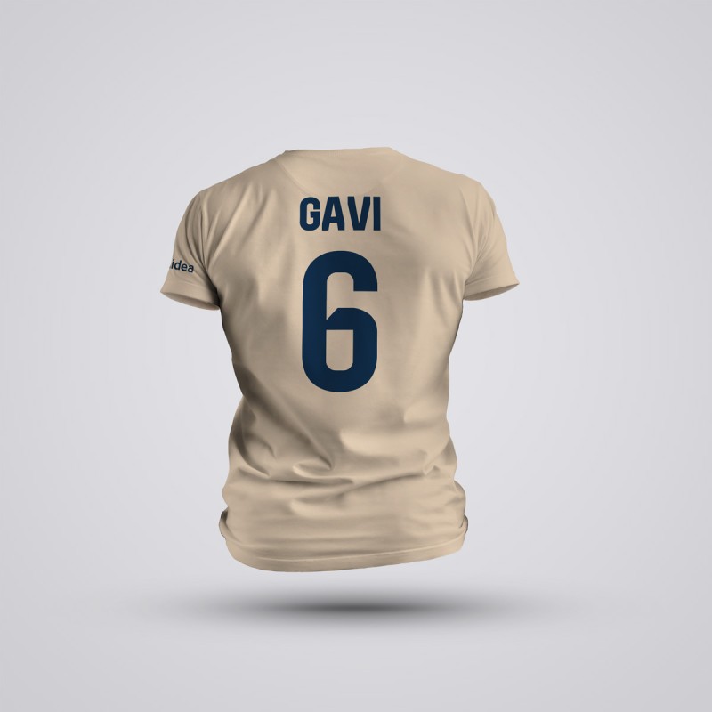 Tricou Gavi - Barcelona - Crem,Tricouri Fotbal