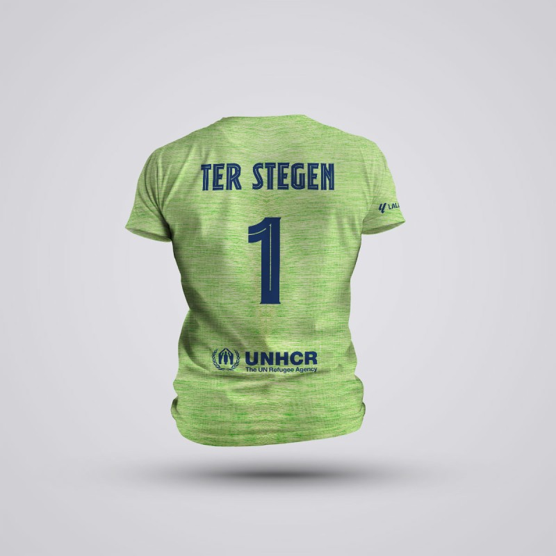 Tricou Ter Stegen - Barcelona V3 - Vernil,Tricouri Fotbal