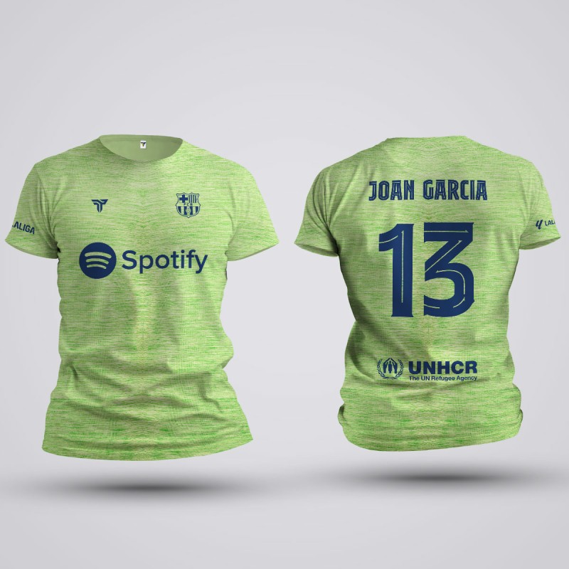 Tricou Joan Garcia - Barcelona V3 - Verde ,Tricouri Fotbal