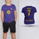 Tricou Copii Ferran-Torres - Barcelona - Mov,Tricouri Fotbal