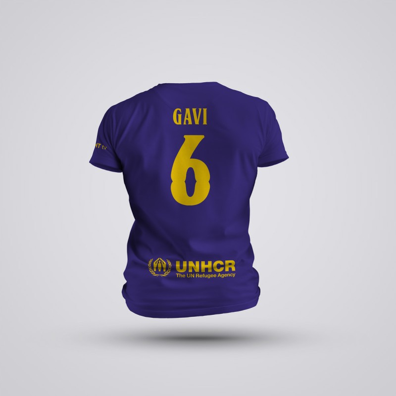 Tricou Gavi - Barcelona - Mov,Tricouri Fotbal