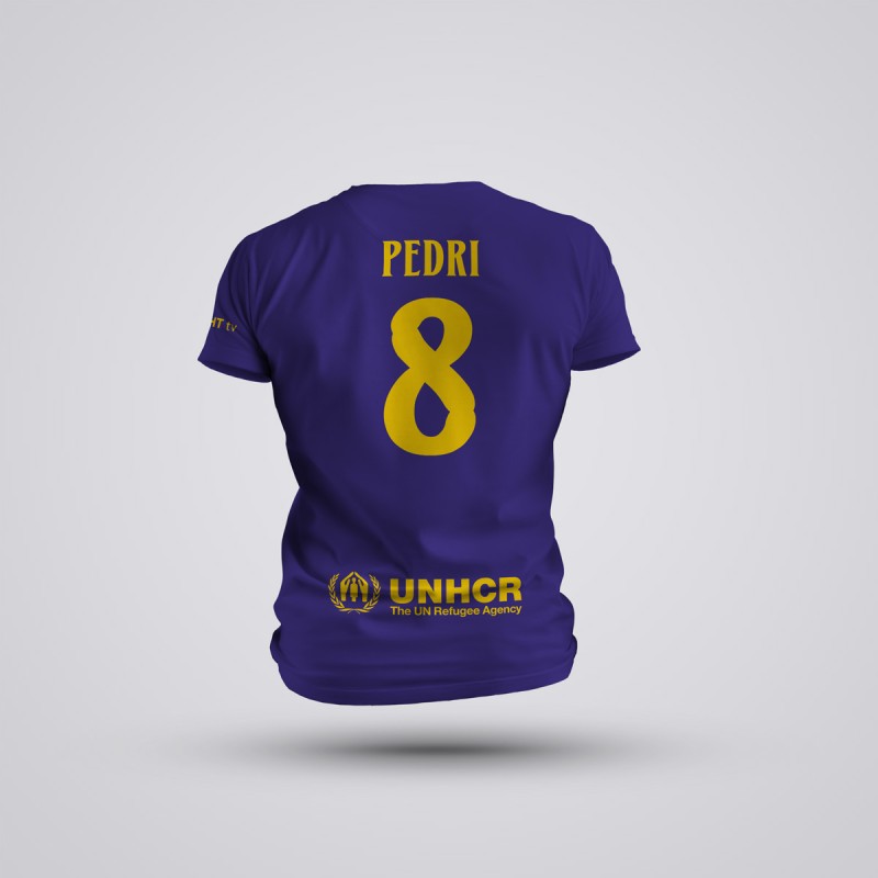 Tricou Pedri - Barcelona - Mov ,Tricouri Fotbal