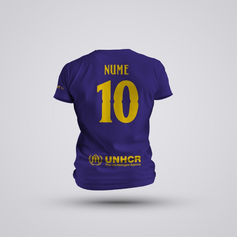 Tricou - Barcelona - Mov - Personalizat,Tricouri Personalizate