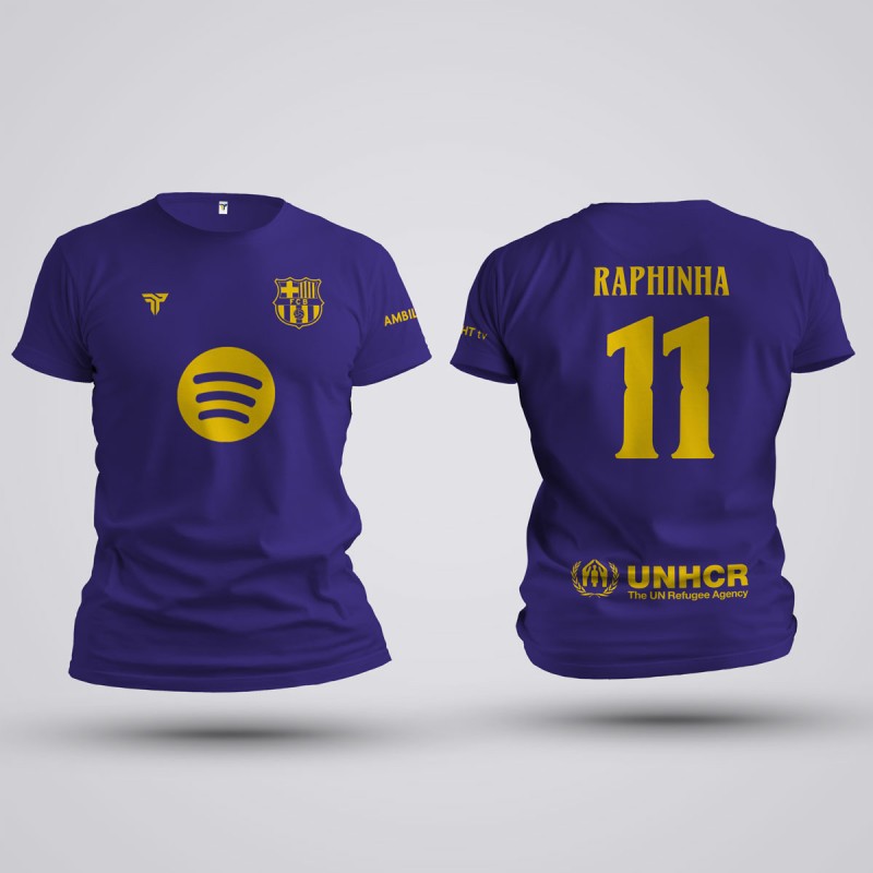 Tricou Raphinha - Barcelona - Mov,Tricouri Fotbal