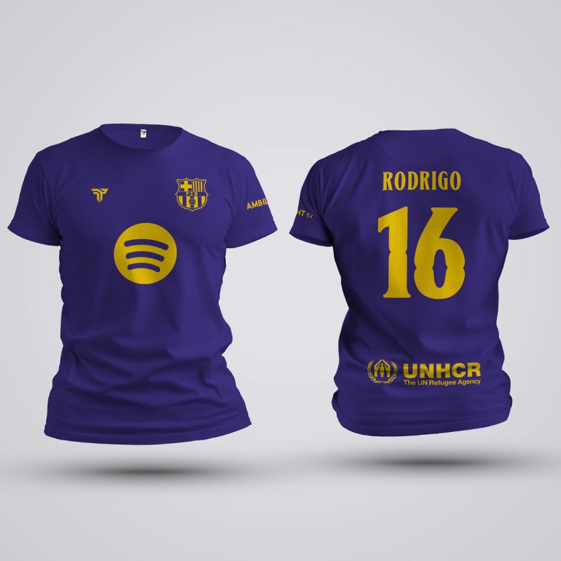Tricou Rodri - Barcelona - Mov,Tricouri Fotbal
