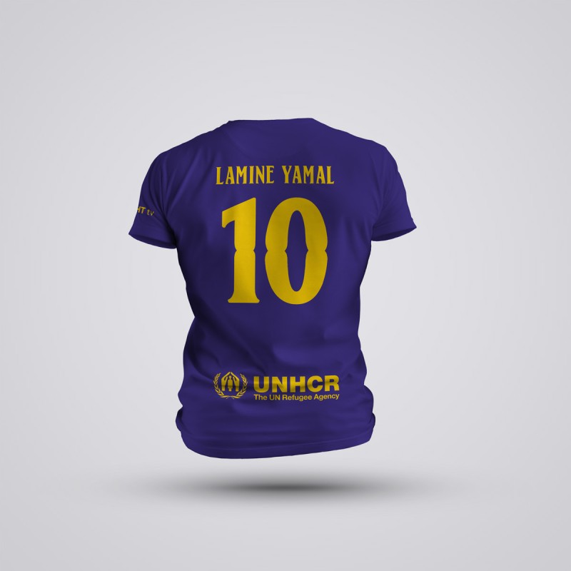 Tricou Yamal - Barcelona - Mov,Tricouri Fotbal
