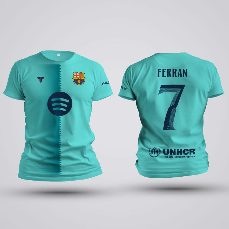 Tricou Ferran Torres - Barcelona - Vernil,Tricouri Fotbal