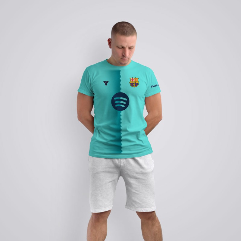 Tricou - Barcelona - Vernil- Personalizat,Tricouri Personalizate