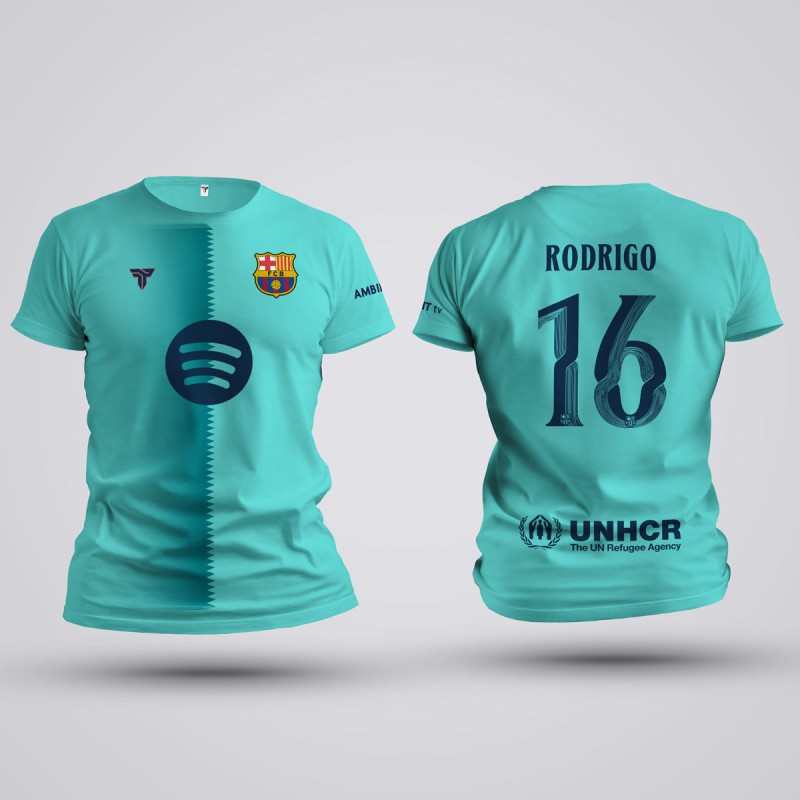 Tricou Rodrigo - Barcelona - Vernil,Tricouri Fotbal