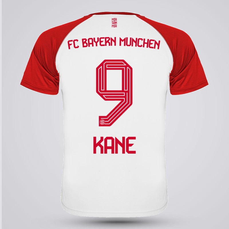 Tricou Kane - FC Bayern Munich - Alb,Tricouri Fotbal