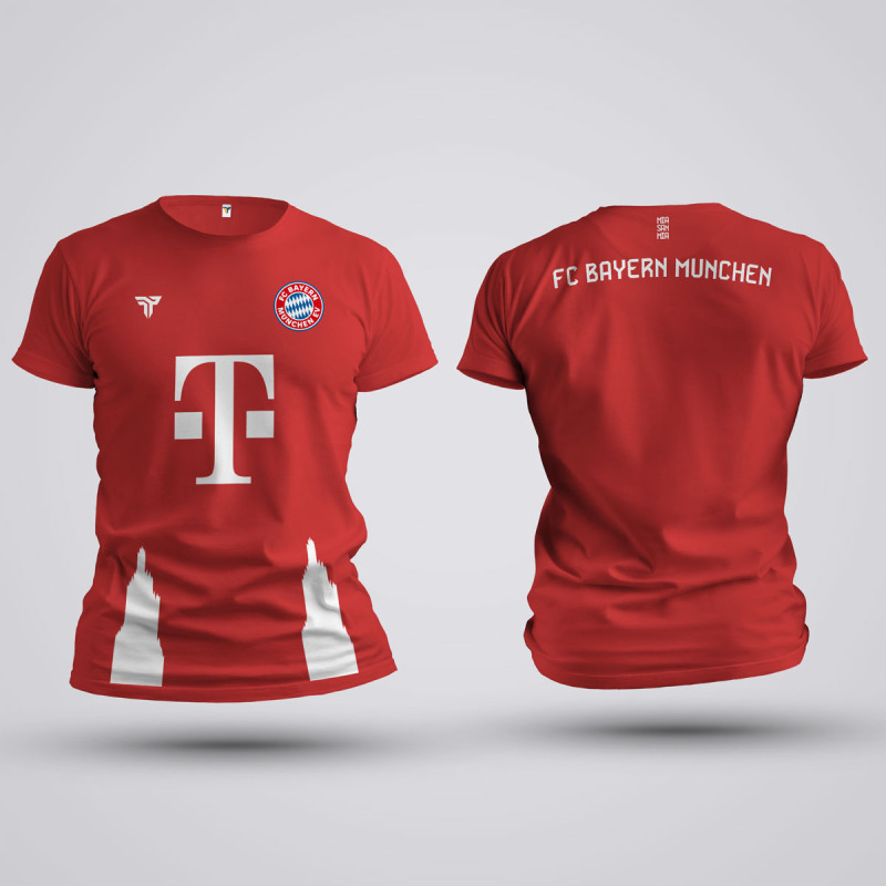 Tricou - FC Bayern Munich - Rosu