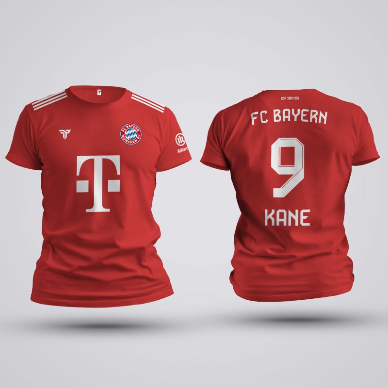 Tricou Kane - FC Bayern Munich - Rosu,Tricouri Fotbal
