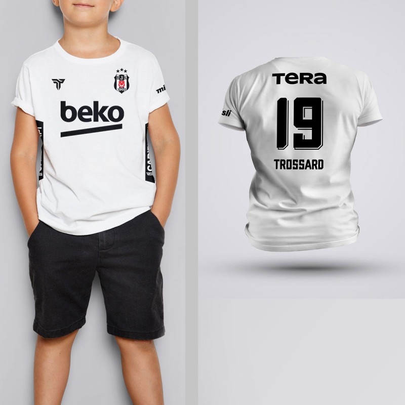 Tricou Copii Trossard - Besiktas - Alb