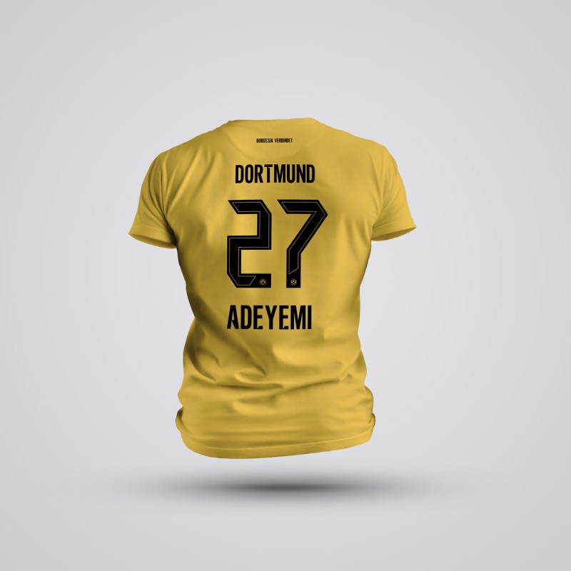 Tricou Adeyemi - Borussia Dortmund - Galben,Tricouri Fotbal