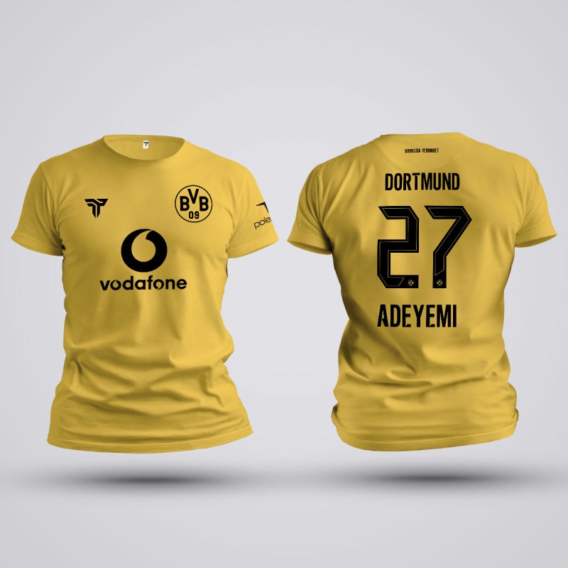 Tricou Adeyemi - Borussia Dortmund - Galben,Tricouri Fotbal